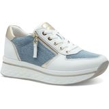 TAMARIS - Comfortabele Damessneakers - Jeans - Leer