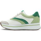 TAMARIS - Comfortabele Sneakers - Groen - Leer