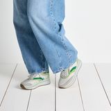 TAMARIS - Comfortabele Sneakers - Groen - Leer