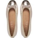 TAMARIS Ballerina - Lichtgoud - Veganistisch - Comfortabel en Stijlvol