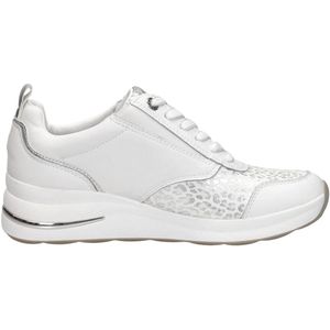 TAMARIS - Comfort - Damessneakers - Nappa-wit - Met Veters en Ritssluiting