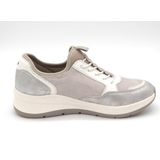 Jana - Platte Sneakers - Grijs - Vegan - Chunky Zool