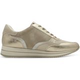 Jana - Platte Sneakers - Beige Goud - Veganistisch - H-Breedte