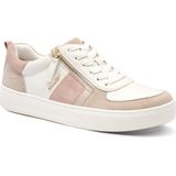 TAMARIS Comfort Sneakers - Beige Roze - Leer - Casual