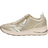 TAMARIS T-Flow Sneakers - Beige Glamour - Leer/Textiel/Synthetisch