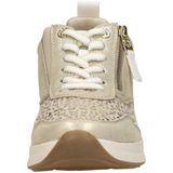 TAMARIS T-Flow Sneakers - Beige Glamour - Leer/Textiel/Synthetisch