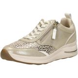 TAMARIS T-Flow Sneakers - Beige Glamour - Leer/Textiel/Synthetisch