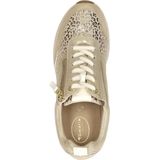 TAMARIS T-Flow Sneakers - Beige Glamour - Leer/Textiel/Synthetisch