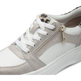 TAMARIS Comfort Sneakers - Beige - Leer