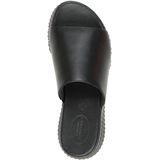 Tamaris - Damesslipper - Zwart - Leer - Brede Pasvorm