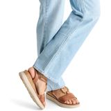 TAMARIS Comfort Sandalen - Cognac - Sleehak - Hallux-Vriendelijk