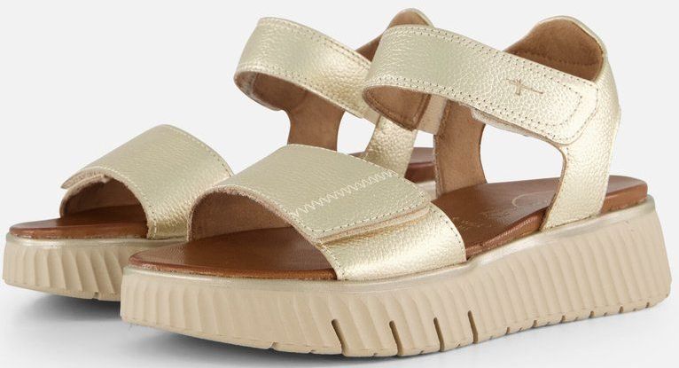 TAMARIS - Comfort Multiverstelbare Damessandalen - LT Gold - Hallux-Vriendelijk - Hoogwaardig Materiaal