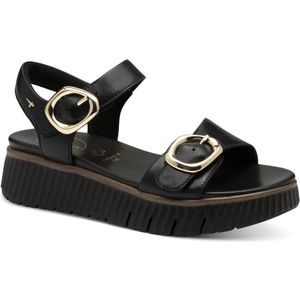 TAMARIS Comfort Multiverstelbare Sandalen - Zwart - HALLUX-VRIENDELIJK