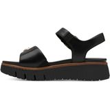 TAMARIS Comfort Multiverstelbare Sandalen - Zwart - Hallux-vriendelijk - Hoogwaardig Materiaal
