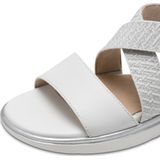 TAMARIS Comfort Platte Sandalen - Wit - HALLUX-VRIENDELIJK - Hoogwaardig Materiaal