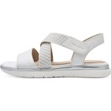 TAMARIS Comfort Platte Sandalen - Wit - HALLUX-VRIENDELIJK - Hoogwaardig Materiaal