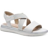 TAMARIS Comfort Platte Sandalen - Wit - HALLUX-VRIENDELIJK - Hoogwaardig Materiaal