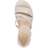 TAMARIS Comfort Platte Sandalen - Beige Glam - Hallux-vriendelijk - Hoogwaardig Materiaal