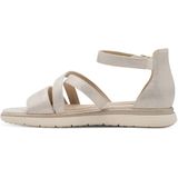 TAMARIS Comfort Platte Sandalen - Beige Glam - Hallux-vriendelijk - Hoogwaardig Materiaal