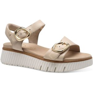 TAMARIS Comfort Multiverstelbare Sandalen - Ivoor - Hallux-Vriendelijk - Hoogwaardig Materiaal