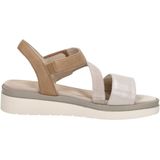 TAMARIS - Comfort Multiverstelbare Sleehaksandalen - LT Blue Comb - Hallux-vriendelijk