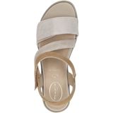 TAMARIS - Comfort Multiverstelbare Sleehaksandalen - LT Blue Comb - Hallux-vriendelijk