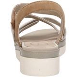 TAMARIS - Comfort Multiverstelbare Sleehaksandalen - LT Blue Comb - Hallux-vriendelijk