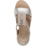 TAMARIS Comfort Damessandalen - Metallic Comb - Hallux-Vriendelijk - Hoogwaardig Materiaal
