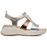 TAMARIS Comfort Damessandalen - Metallic Comb - Hallux-Vriendelijk - Hoogwaardig Materiaal
