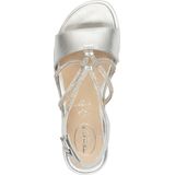 TAMARIS Comfort Sandalen - Zilver - Hallux-vriendelijk - Duurzaam Materiaal