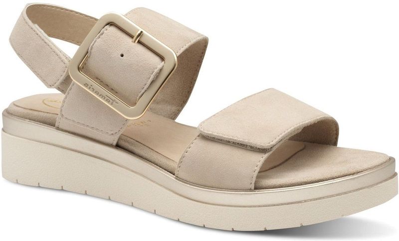 TAMARIS - Damessandalen - Bruin - Leer - Comfort Fit