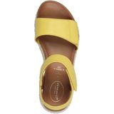 Tamaris - Damessandalen - Geel - Verstelbaar - Comfortabel