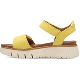 Tamaris - Damessandalen - Geel - Verstelbaar - Comfortabel