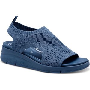 Tamaris - 8-88713-42 - Sandalen - Denim - Veganistisch - Extra Lichte Buitenzoal