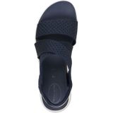 TAMARIS - Comfort TC Vegan - Damessandalen - Donkerblauw - Sleehak