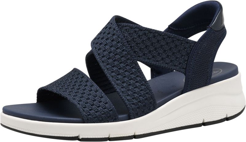 TAMARIS - Comfort TC Vegan - Damessandalen - Donkerblauw - Sleehak