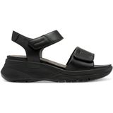 TAMARIS Comfort Sandalen - Zwart - Effen - Hallux-Vriendelijk