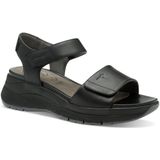 TAMARIS Comfort Sandalen - Zwart - Effen - Hallux-Vriendelijk