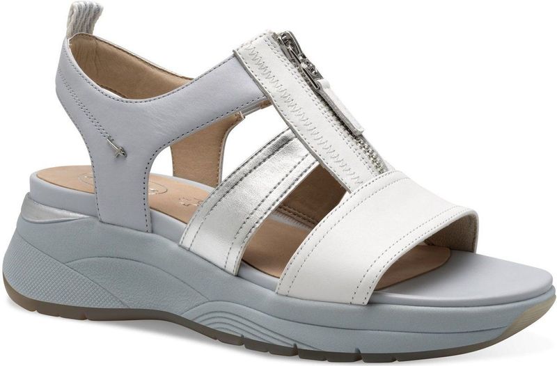 Tamaris - Sandalen - Lichtblauw - Leer