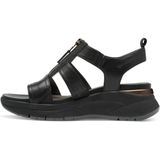 TAMARIS Comfort Sandalen - Zwart - HALLUX-VRIENDELIJK - Duurzaam Materiaal
