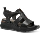TAMARIS Comfort Sandalen - Zwart - HALLUX-VRIENDELIJK - Duurzaam Materiaal