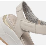 Tamaris - Damessandalen - Beige - Verstelbaar - Comfortabel
