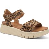 TAMARIS Comfort Sandalen - Luipaard - Hallux-Vriendelijk - Hoogwaardig Materiaal