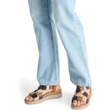 TAMARIS Comfort Platte Sandalen - Cognac - Kam - Hallux-Vriendelijk