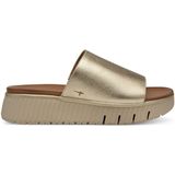TAMARIS - Comfort Sandalen - LT Gold - Leer - Wide Fit