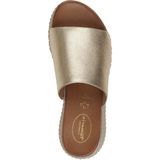TAMARIS - Comfort Sandalen - LT Gold - Leer - Wide Fit