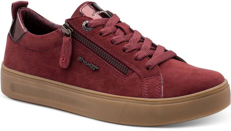 Tamaris - Comfort Sneakers - Zwart - Textiel