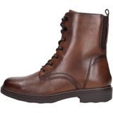TAMARIS - Comfort Lace Boot - Halflange Laarzen - Cognac