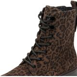 TAMARIS - Comfort Lace Boot - Halflange Laarzen - Dark Leopard