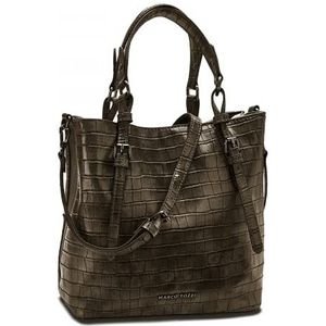 Marco Tozzi Dames handtas 2-2-61007-27, kaki croco CB, Khaki Croco Cb, Eén Maat